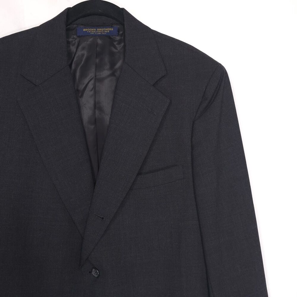 BROOKS BROTHERS 1818 Sport Coat Blazer 100% WOOL Vintage 40R ACTWU USA MADE